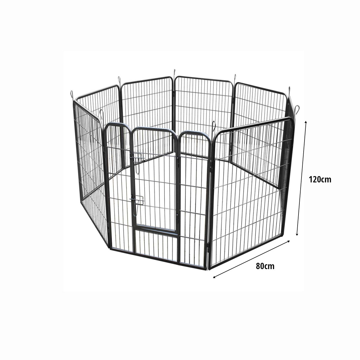 Pet Playpen 48" 8 Panel Dog Puppy Enclosure Cage Fence Petsby | Pet Essentials