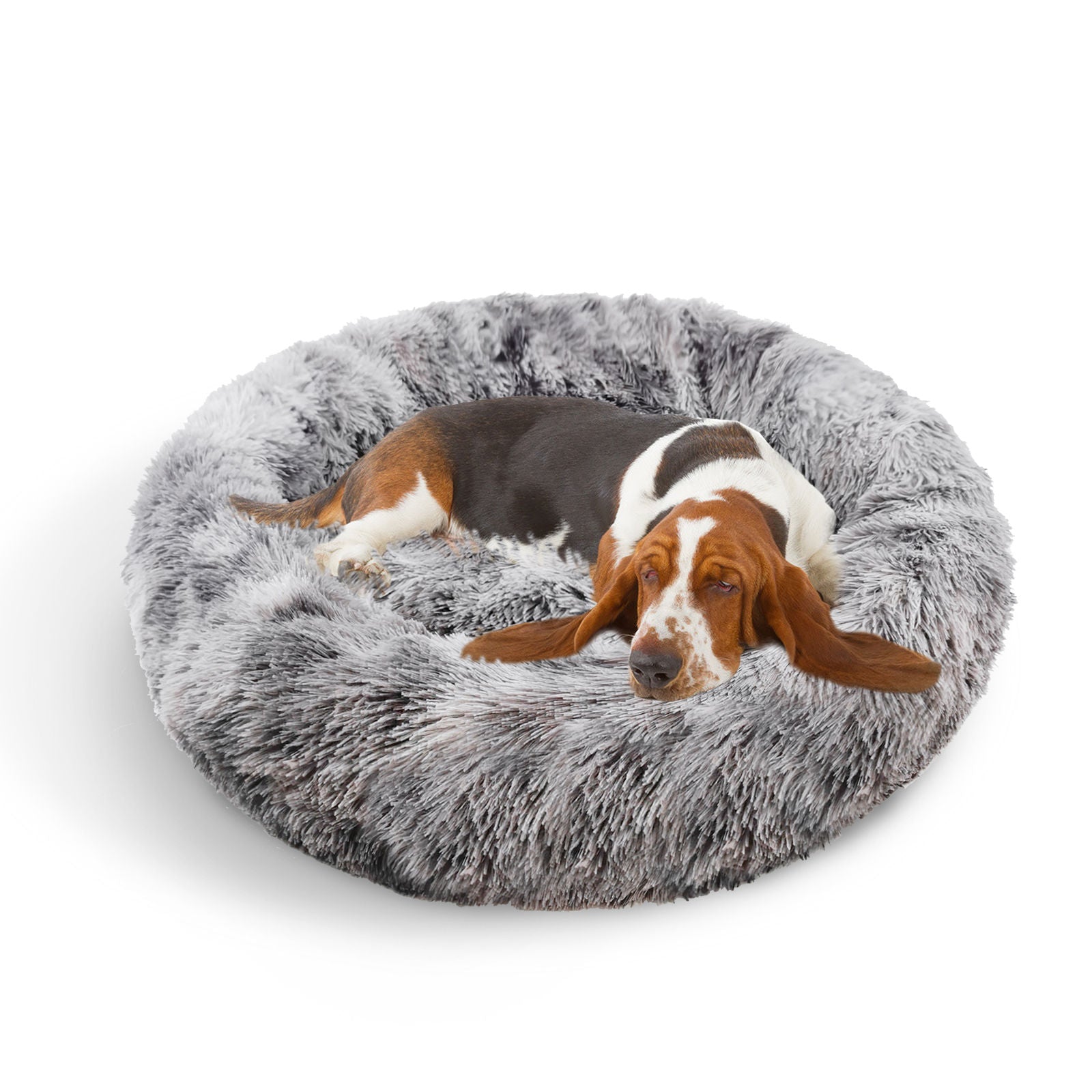 Pawfriends Pet Dog Cat Calming Bed Warm Soft Plush Sleeping Kennel Removable Washable 120cm